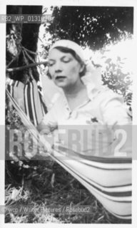 Jean Rhys from the book The Blue Hour.A Portrait of Jean Rhys    ..Copyright©wcp/Writer Pictures/Rosebud2