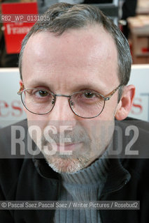 French writer Mathieu Riboulet at the Salon du Livre (Book Fair) in Paris, March 2006..Copyright©Pascal Saez.Pascal Saez/Writer Pictures/Rosebud2