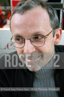 French writer Mathieu Riboulet at the Salon du Livre (Book Fair) in Paris, March 2006..Copyright©Pascal Saez.Pascal Saez/Writer Pictures/Rosebud2