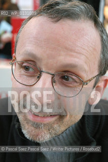French writer Mathieu Riboulet at the Salon du Livre (Book Fair) in Paris, March 2006..Copyright©Pascal Saez.Pascal Saez/Writer Pictures/Rosebud2