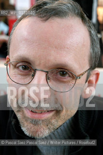 French writer Mathieu Riboulet at the Salon du Livre (Book Fair) in Paris, March 2006..Copyright©Pascal Saez.Pascal Saez/Writer Pictures/Rosebud2