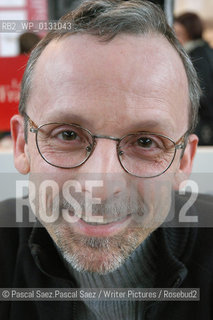 French writer Mathieu Riboulet at the Salon du Livre (Book Fair) in Paris, March 2006..Copyright©Pascal Saez.Pascal Saez/Writer Pictures/Rosebud2