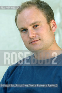 British writer Ben Rice, author of Pobby and Dingan, at the Edinburgh International Book Festival 2003..                                                 .copyright©Pascal Saez.Pascal Saez/Writer Pictures/Rosebud2