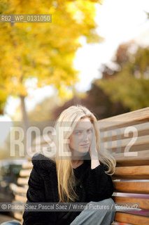 British writer Ben Rice, author of Pobby and Dingan, at the Edinburgh International Book Festival 2003..                                                 .copyright©Pascal Saez.Pascal Saez/Writer Pictures/Rosebud2