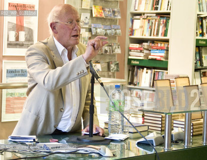 Sir Christopher Ricks, British literary critic and scholar, at the London Review of Books Bookshop, 30/07/2010...copyright©Nick Cunard/Writer Pictures/Rosebud2
