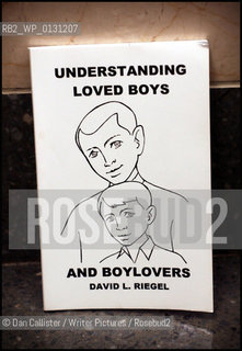 Controversial author David L. Riegel who wrote the book Understanding Loved Boys And Boylovers August 27, 2003 in Brunswick, New Jersey..copyright©Dan Callister/Writer Pictures/Rosebud2