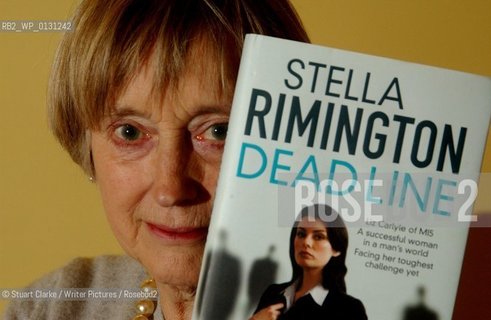 Dame Stella Rimington author and former Head of MI5..copyright©Stuart Clarke/Writer Pictures/Rosebud2