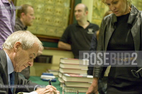Harold Evans in conversation.event   with historian Andrew Roberts . A Guardian Hay Festival event .  7 October at  Criterion Theatre, London..copyright©Nick Cunard/Writer Pictures/Rosebud2