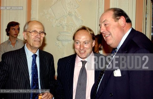 Norman Tebbit , Andrew Roberts and Nicholas Soames at Andrew Roberts book launch..copyright©Stuart Clarke/Writer Pictures/Rosebud2