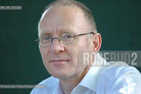 Scottish writer James Robertson at the Edinburgh International Book Festival...Copyright©Pascal Saez/Writer Pictures/Rosebud2