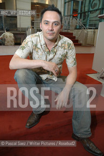 British writer Ray Robinson, author of Electricity...The Debut Author festival at the Traverse theatre in Edinburgh....Copyright©Pascal Saez/Writer Pictures/Rosebud2