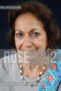 Writer Claudia Roden, author of Arabesque, at the Edinburgh International Book Festival...Copyright©Pascal Saez/Writer Pictures/Rosebud2