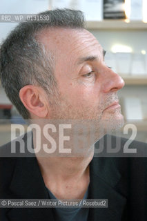 Writer Jean Rolin at the Salon du Livre (Book Fair) in Paris, March 2006....Copyright©Pascal Saez/Writer Pictures/Rosebud2