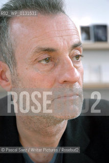 Writer Jean Rolin at the Salon du Livre (Book Fair) in Paris, March 2006....Copyright©Pascal Saez/Writer Pictures/Rosebud2
