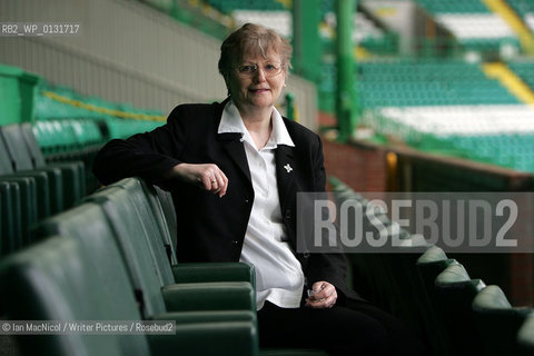 Marie Rowan pictured at Celtic Park Football Stadium in Glasgow. Marie has just written a book on turn of the centuary Celtic footballer Dan Doyle..16th March 2007..Copyright©Ian MacNicol/Writer Pictures/Rosebud2