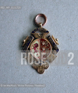 Dan Doyle Medal.Marie Rowan pictured at Celtic Park Football Stadium in Glasgow. Marie has just written a book on turn of the centuary Celtic footballer Dan Doyle..16th March 2007..Copyright©Ian MacNicol/Writer Pictures/Rosebud2