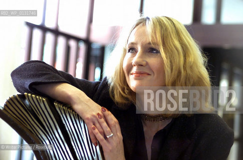 J K Rowling at the Edinburgh Book Festival 2004 CREDIT Geraint Lewis
©Writer Pictures/Rosebud2