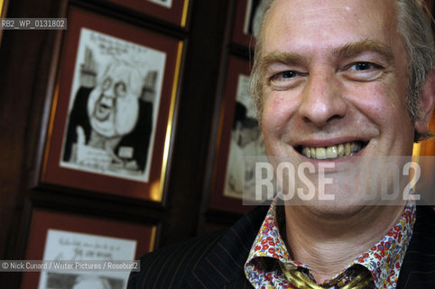 Martin Rowson uk cartoonist and novelist ..copyright©Nick Cunard/Writer Pictures/Rosebud2