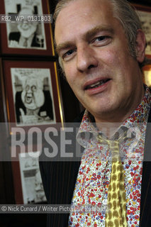 Martin Rowson uk cartoonist and novelist ..copyright©Nick Cunard/Writer Pictures/Rosebud2