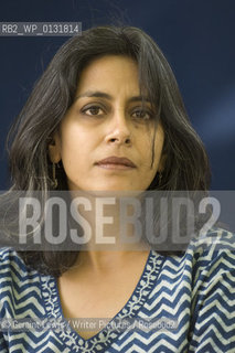 Arundhati Roy, former Booker Prize winner..Copyright©Geraint Lewis/Writer Pictures/Rosebud2