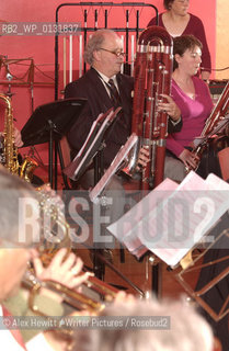 The Really Terrible Orchestra exists to encourage those who have been prevented from playing music, either through lack of talent or some other factor, to play music in the company of similarly afflicted players..Co-founded by Alexander McCall Smith, his wife Elizabeth and Peter Stevenson it is a refuge for misfit musicians of all varieties...Conducted by Richard Neville-Towle..Copyright©Alex Hewitt/Writer Pictures/Rosebud2