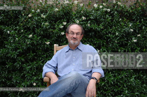 Salman Rushdie...Copyright©Andy Paradise/Writer Pictures/Rosebud2