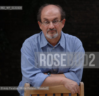 Salman Rushdie...Copyright©Andy Paradise/Writer Pictures/Rosebud2