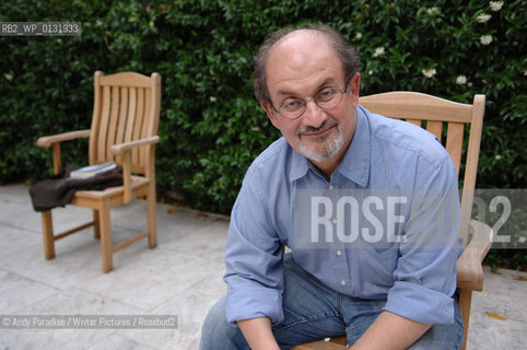Salman Rushdie...Copyright©Andy Paradise/Writer Pictures/Rosebud2