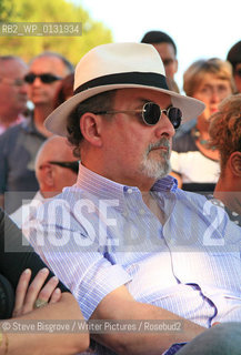 Salman Rushdie, photographed in Italy..copyright©Steve Bisgrove/Writer Pictures/Rosebud2