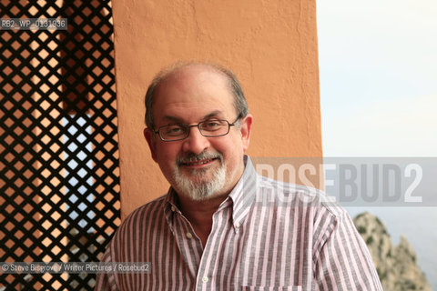 Salman Rushdie, photographed in Italy..copyright©Steve Bisgrove/Writer Pictures/Rosebud2