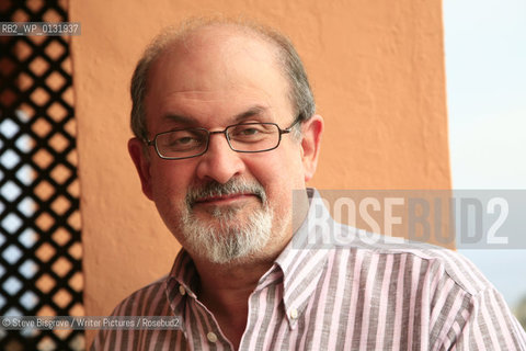Salman Rushdie, photographed in Italy..copyright©Steve Bisgrove/Writer Pictures/Rosebud2