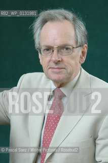 British writer and broadcaster Nigel Rees at the Edinburgh International Book Festival...Copyright©Pascal Saez/Writer Pictures/Rosebud2
