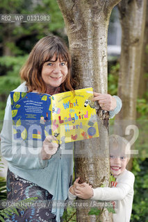 FREE PICTURE FOR PRESS PUBLICITY USE IN CONJUNCTION WITH THE AWARDS.Royal Mail Scottish Childrens Book Awards Photocall, Edinburgh, 09/09/2010:.Children’s author Julia Donaldson gets to know young book fan Charlie Mason, aged four from Stockbridge, Edinburgh, (pictured with parents permission) after a ceremony announcing the shortlist for the 2010 Royal Mail Award for Scottish Children’s Books at Edinburghs Scottish Book Trust.  . Julias book What The Ladybird Heard is nominated in the 0-7 years Bookbug Readers category..The Royal Mail Awards are managed by the Scottish Book Trust and voted for by Scottish Children themselves. The winners will be announced in February 2011 at Glasgows Tramway Theatre..Copyright©Colin Hattersley/Writer Pictures/Rosebud2
