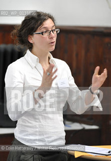 FREE PICTURE FOR PRESS PUBLICITY USE IN CONJUNCTION WITH THE AWARDS.Royal Mail Scottish Childrens Book Awards, Edinburgh, 09/09/2010:.Scottish Book Trust childrens programme manager Jasmine Fassl launches the Royal Mail Awards gathering at the Scottish Book Trust. . .Copyright©Colin Hattersley/Writer Pictures/Rosebud2