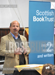 FREE PICTURE FOR PRESS PUBLICITY USE IN CONJUNCTION WITH THE AWARDS.Royal Mail Scottish Childrens Book Awards, Edinburgh, 09/09/2010:.Scottish Book Trust CEO Marc Lambert launches the Royal Mail Awards gathering at the Scottish Book Trust. . Copyright©Colin Hattersley/Writer Pictures/Rosebud2