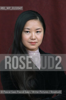 Chinese writer Shan Sa (winner of several literary awards including the french Goncourt Prize for Gate of Celestial Peace and The Girl who Played Go) at the Edinburgh International Book Festival 2004...Copyright©Pascal Saez.Pascal Saez/Writer Pictures/Rosebud2