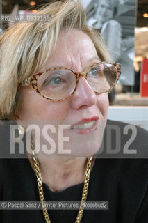 Writer Daniele Sallenave at the Salon du Livre (Book Fair) in Paris, March 2006....Copyright©Pascal Saez/Writer Pictures/Rosebud2