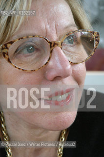 Writer Daniele Sallenave at the Salon du Livre (Book Fair) in Paris, March 2006....Copyright©Pascal Saez/Writer Pictures/Rosebud2
