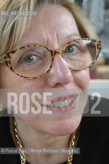 Writer Daniele Sallenave at the Salon du Livre (Book Fair) in Paris, March 2006....Copyright©Pascal Saez/Writer Pictures/Rosebud2