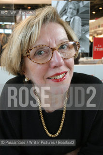 Writer Daniele Sallenave at the Salon du Livre (Book Fair) in Paris, March 2006....Copyright©Pascal Saez/Writer Pictures/Rosebud2