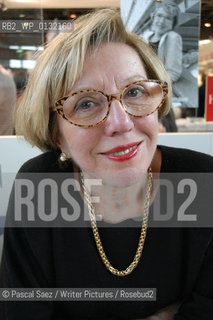 Writer Daniele Sallenave at the Salon du Livre (Book Fair) in Paris, March 2006....Copyright©Pascal Saez/Writer Pictures/Rosebud2