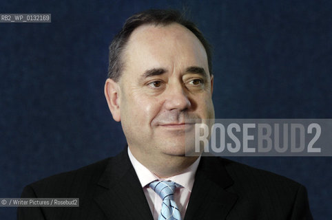 Alex Salmond, Scotland first minister and SNP leader, MSP and MP at the Edinburgh International Book Festival, 15/08/07..©/Writer Pictures/Rosebud2