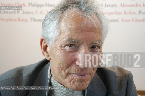French writer Jacques Salome at the Salon du Livre (Book Fair) in Paris, March 2006..Copyright©Pascal Saez.Pascal Saez/Writer Pictures/Rosebud2