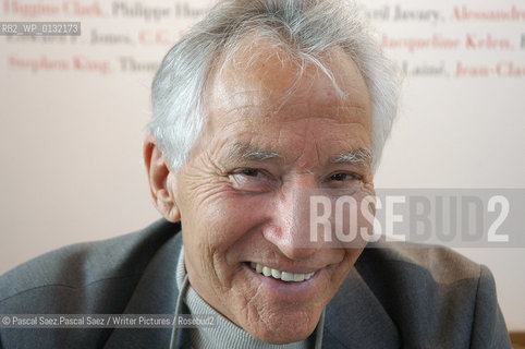French writer Jacques Salome at the Salon du Livre (Book Fair) in Paris, March 2006..Copyright©Pascal Saez.Pascal Saez/Writer Pictures/Rosebud2