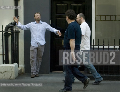 author GEORGE SAUNDERS in Frith St,Soho today..©He was in/Writer Pictures/Rosebud2