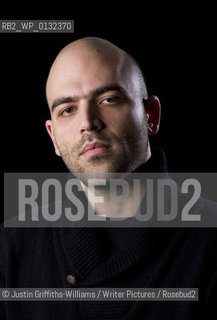 Writer Robert Saviano, author of the international bestseller Gomorrah: Italys Other Mafia...copyright©Justin Griffiths-Williams/Writer Pictures/Rosebud2