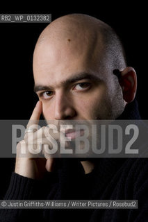 Writer Robert Saviano, author of the international bestseller Gomorrah: Italys Other Mafia...copyright©Justin Griffiths-Williams/Writer Pictures/Rosebud2