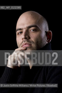 Writer Robert Saviano, author of the international bestseller Gomorrah: Italys Other Mafia...copyright©Justin Griffiths-Williams/Writer Pictures/Rosebud2