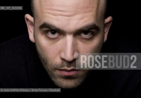 Writer Robert Saviano, author of the international bestseller Gomorrah: Italys Other Mafia...copyright©Justin Griffiths-Williams/Writer Pictures/Rosebud2