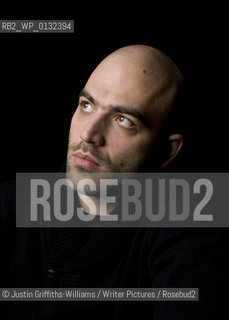 Writer Robert Saviano, author of the international bestseller Gomorrah: Italys Other Mafia...copyright©Justin Griffiths-Williams/Writer Pictures/Rosebud2